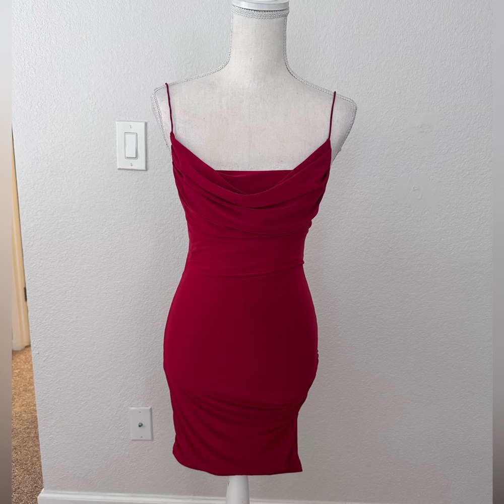 Open Back Mini Dress